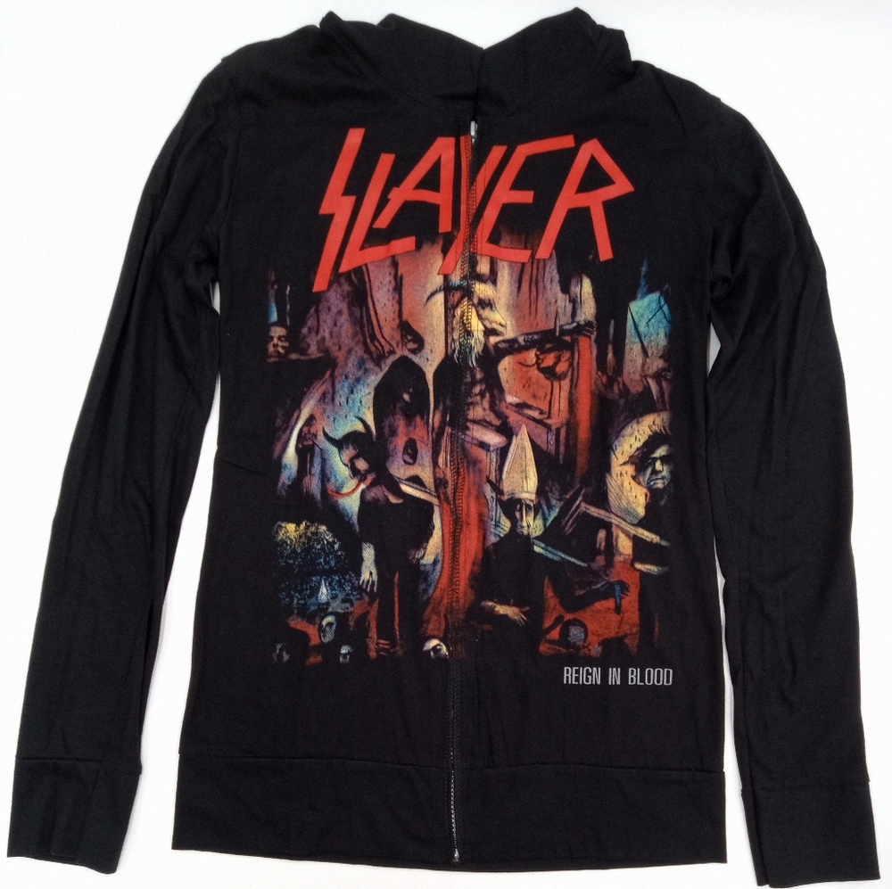 Slayer DIY Custom Lightweight Hoodie Size M